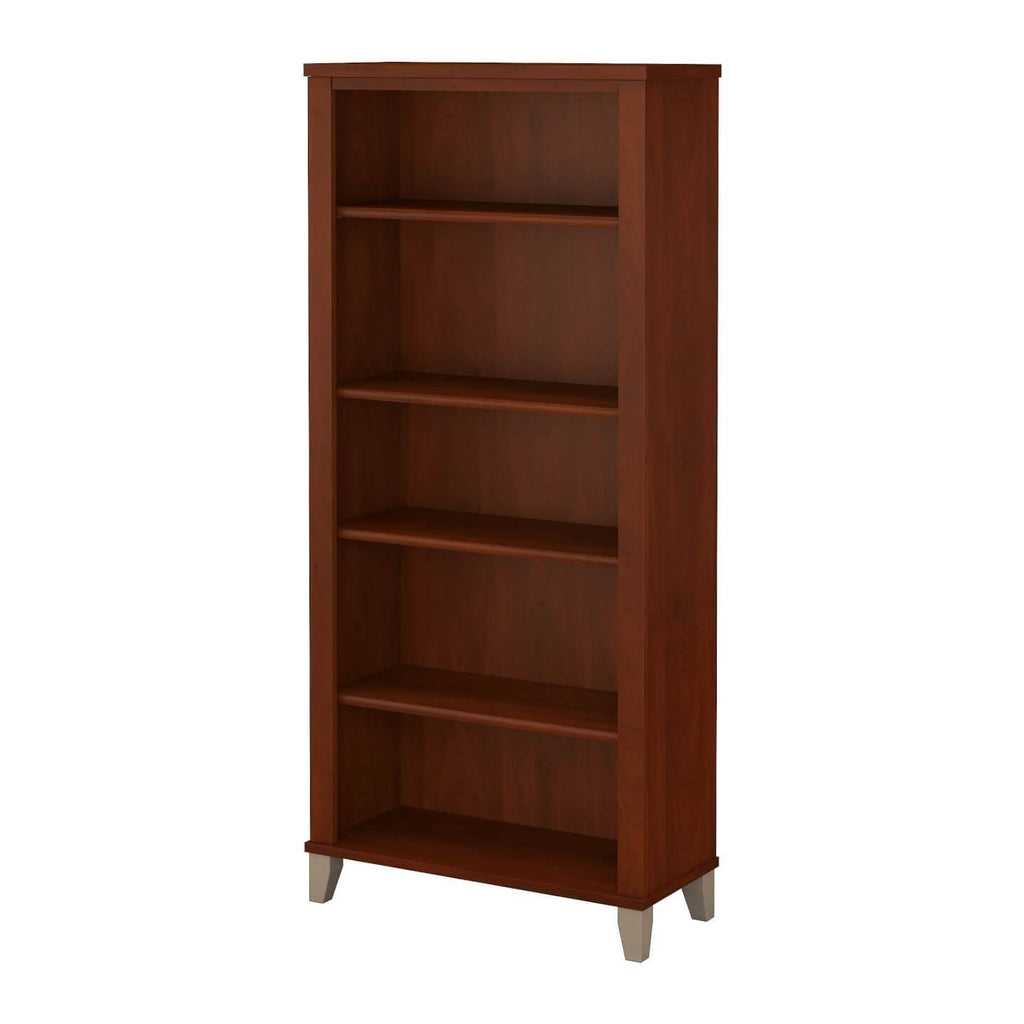 White 5 Shelf Bookcase O26427