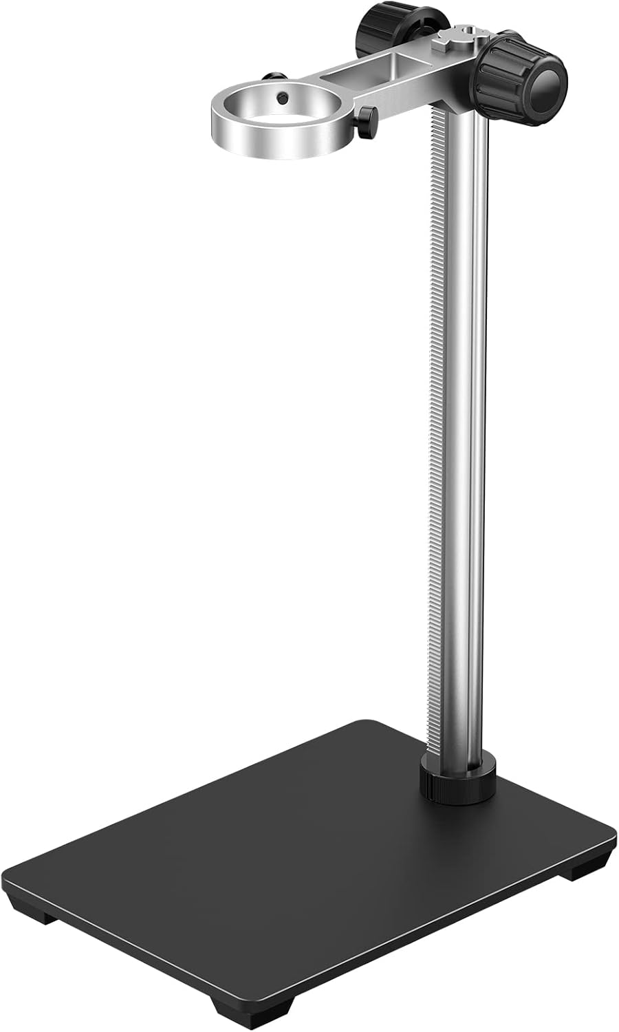Microscope Base Stand Universal Holder Desktop Support Bracket for Max 1.4 Diameter USB LCD Digital Microscope Magnifier Camera, Aluminum Alloy T358953