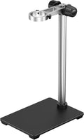 Microscope Base Stand Universal Holder Desktop Support Bracket for Max 1.4 Diameter USB LCD Digital Microscope Magnifier Camera, Aluminum Alloy T358953