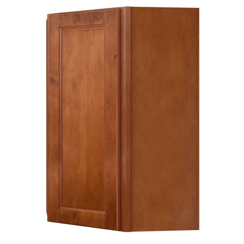 Amber Spice Diagonal Corner Wall Cabinet A9098