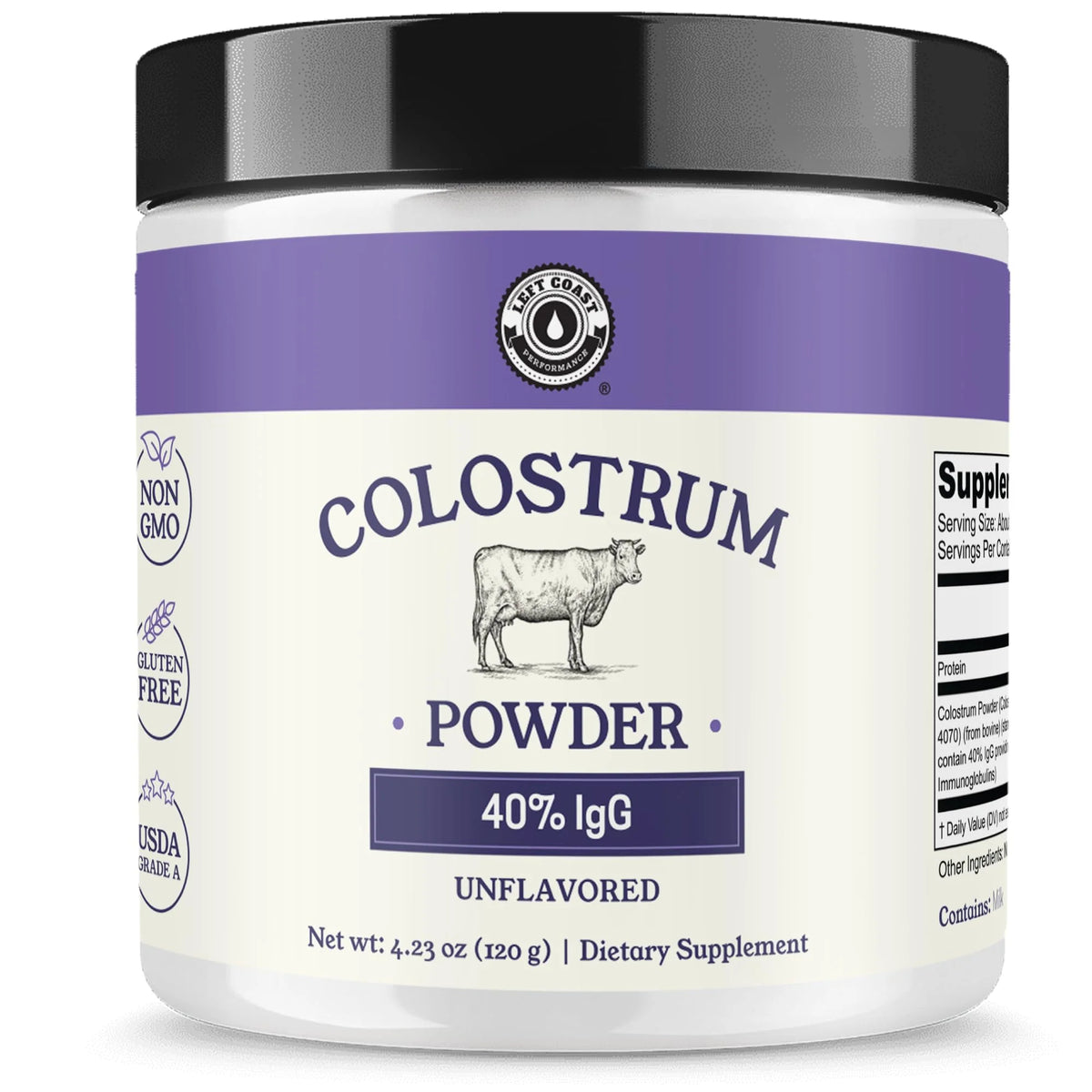 Bovine Colostrum Powder 40% IgG Supplement C859