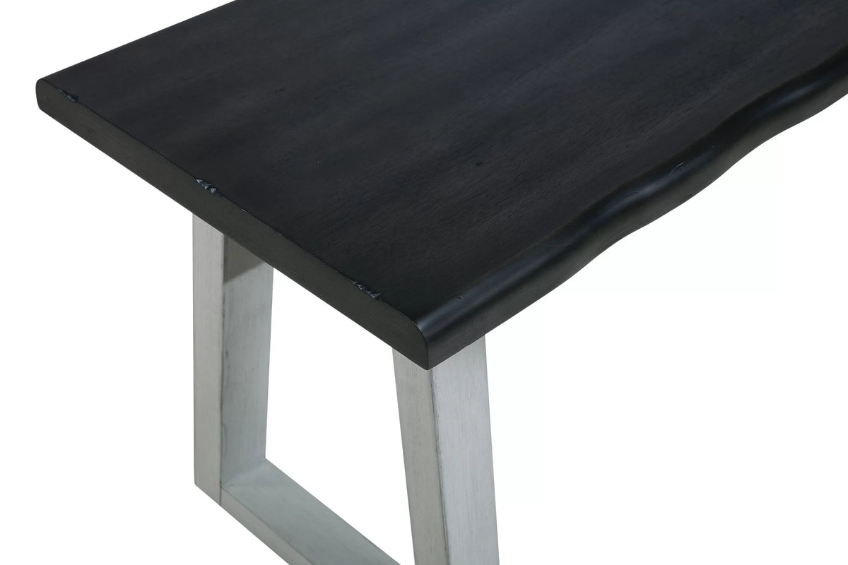 Charcoal Light Gray Bench K116