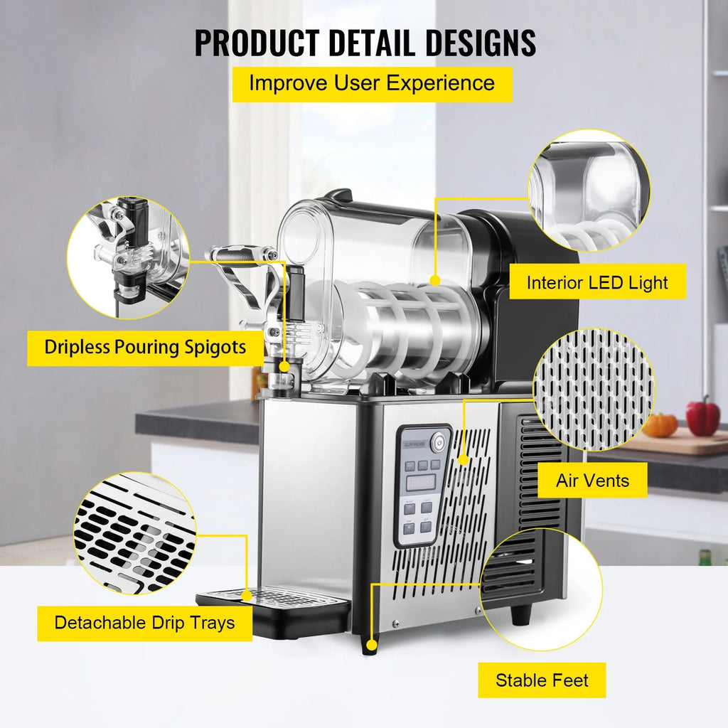 Commercial 3L Frozen Drink Slush Machine M985