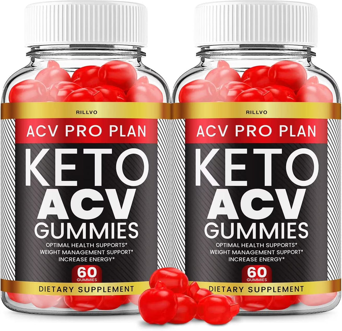 2 Pack ACV Keto Gummies Dietary Supplement 120 Gummies F4643