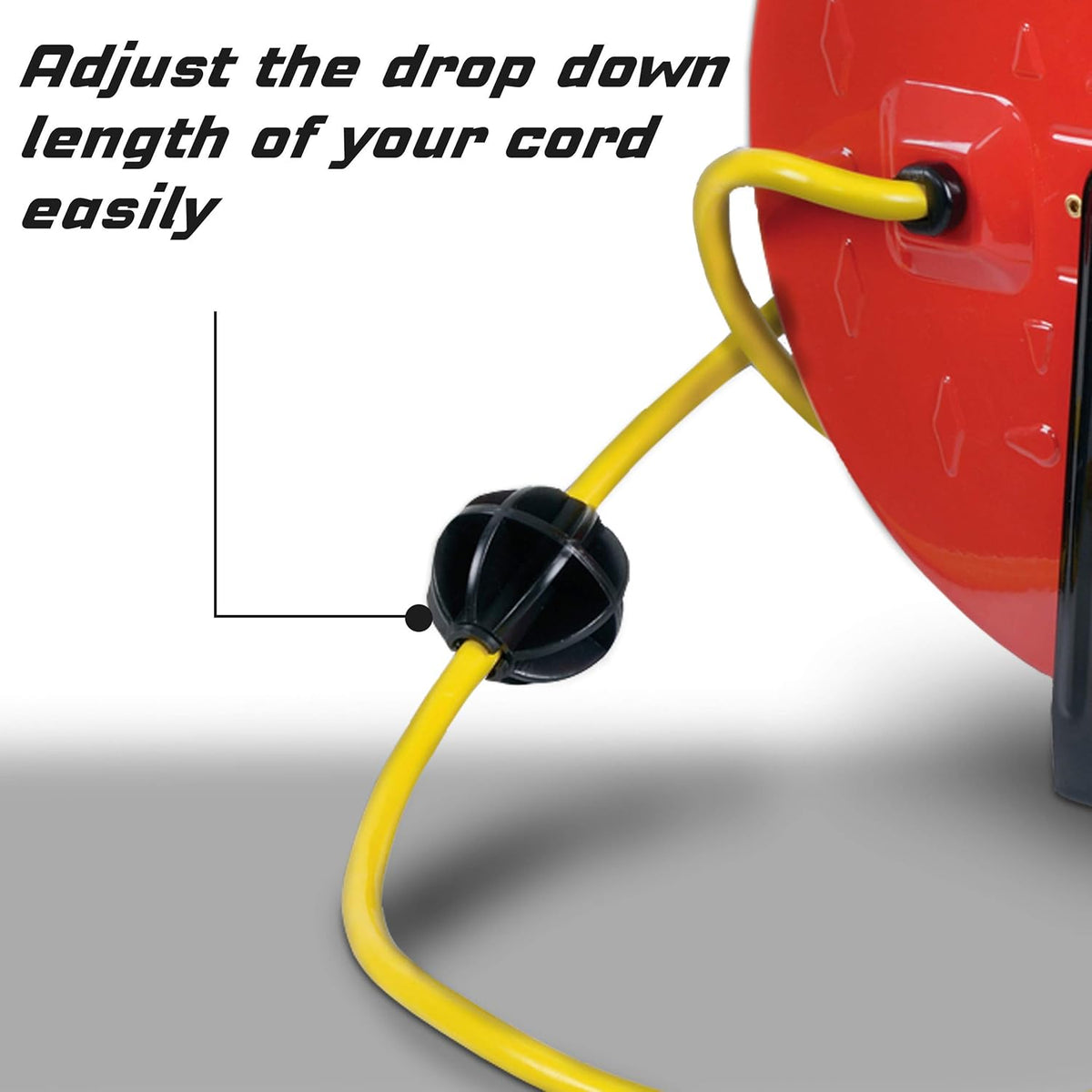 Retractable 16AWG x 30' Foot Extension Cord Reel O904792