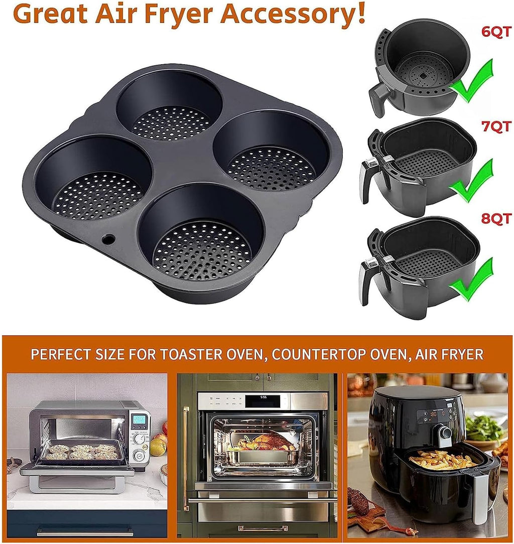 Nonstick Silicone Hamburger Bun Mold R885