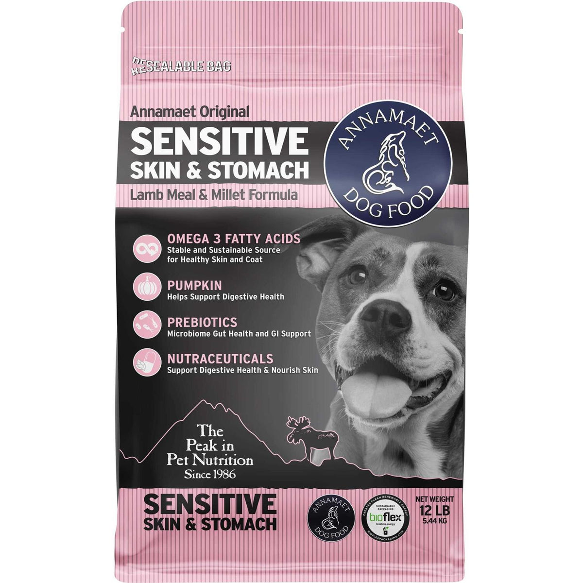 Sensitive Skin & Stomach Dry Dog Food W4596