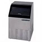 Self-Contained Bullet Ice Maker, 130 Lb, Silver I32585
