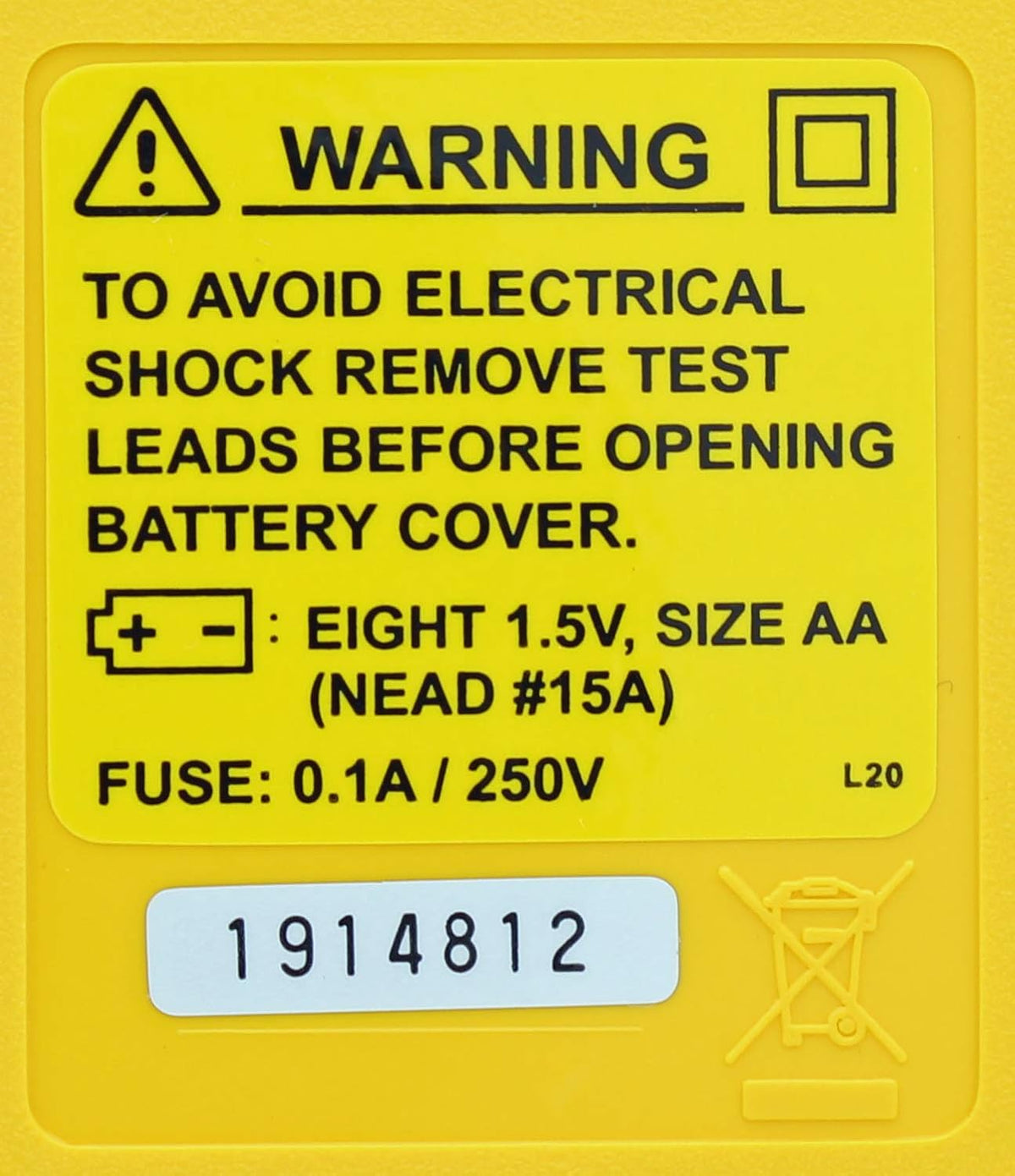 Earth Ground Resistance Tester with Carrying Case Z546083