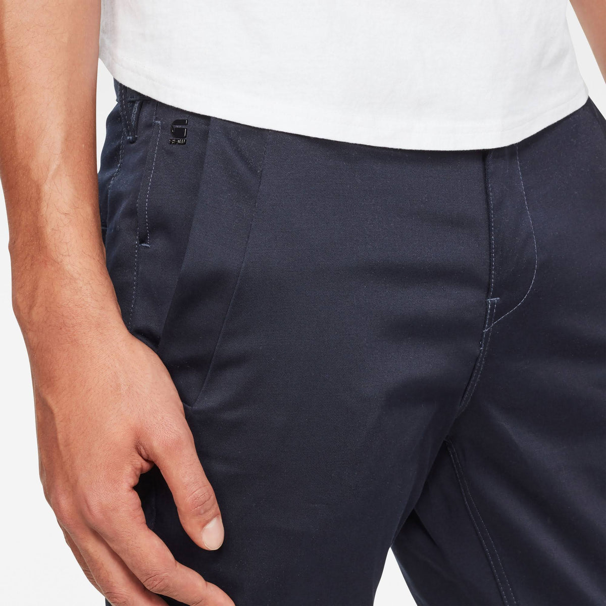 Blue Slim Chinos N9059