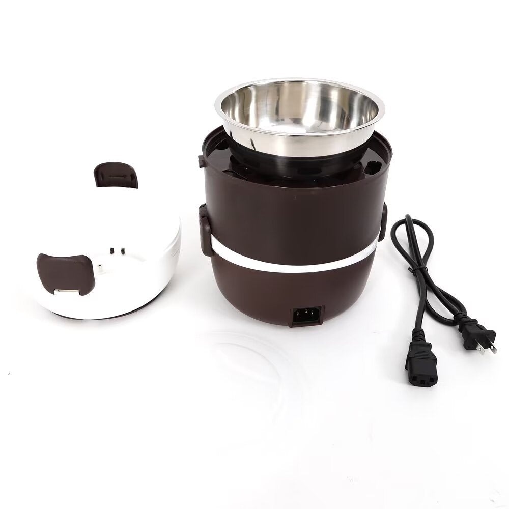 3 Layers 2L Electric Lunch Box Rice Cooker Stainless Steel E615