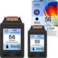 Remanufactured 56 Black Ink Cartridge 2-Pack D986