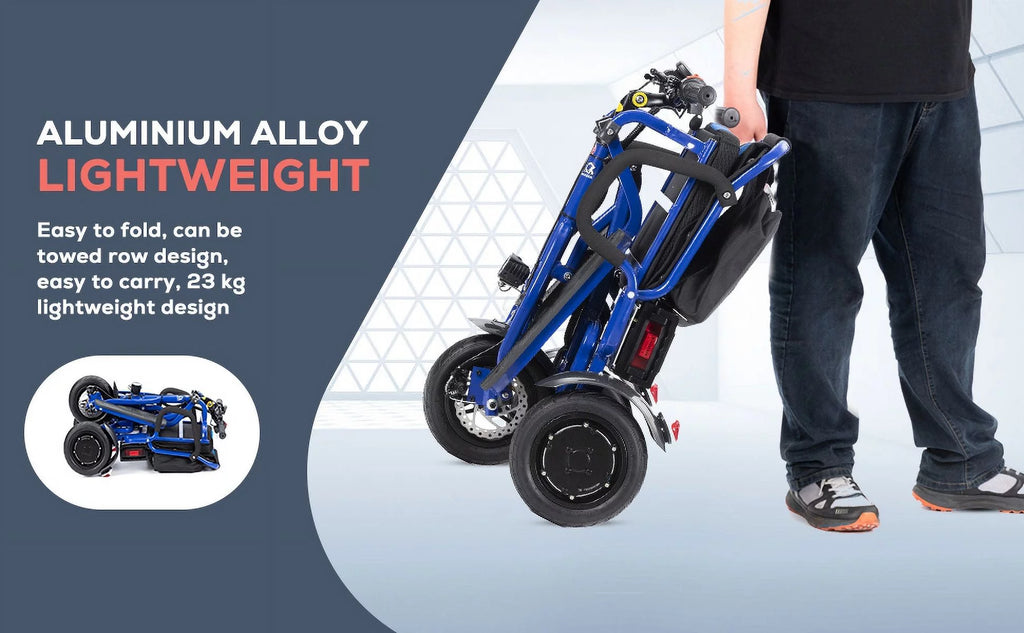 Blue Folding Mobility Scooters N179435