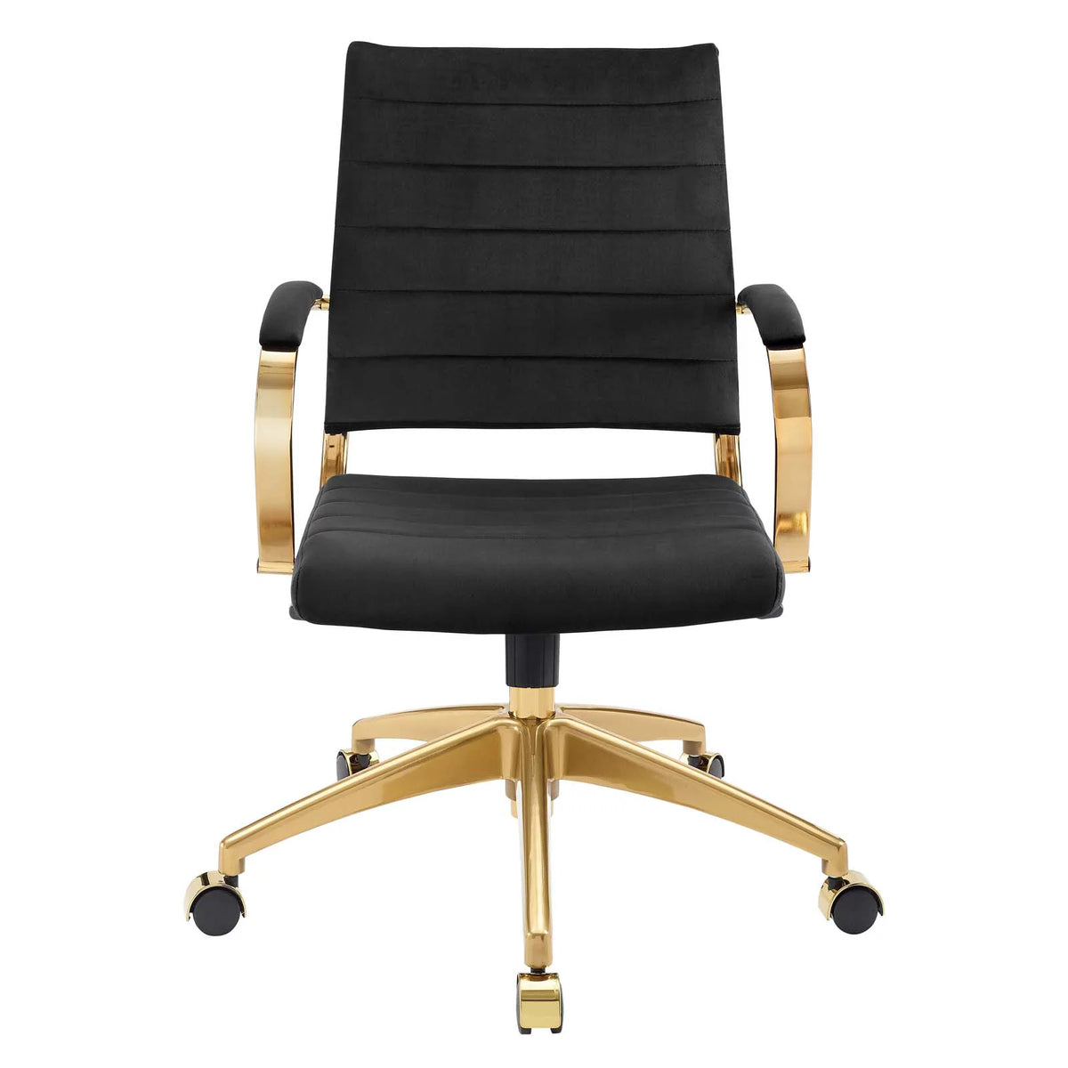 Black Velvet Office Chair T29287