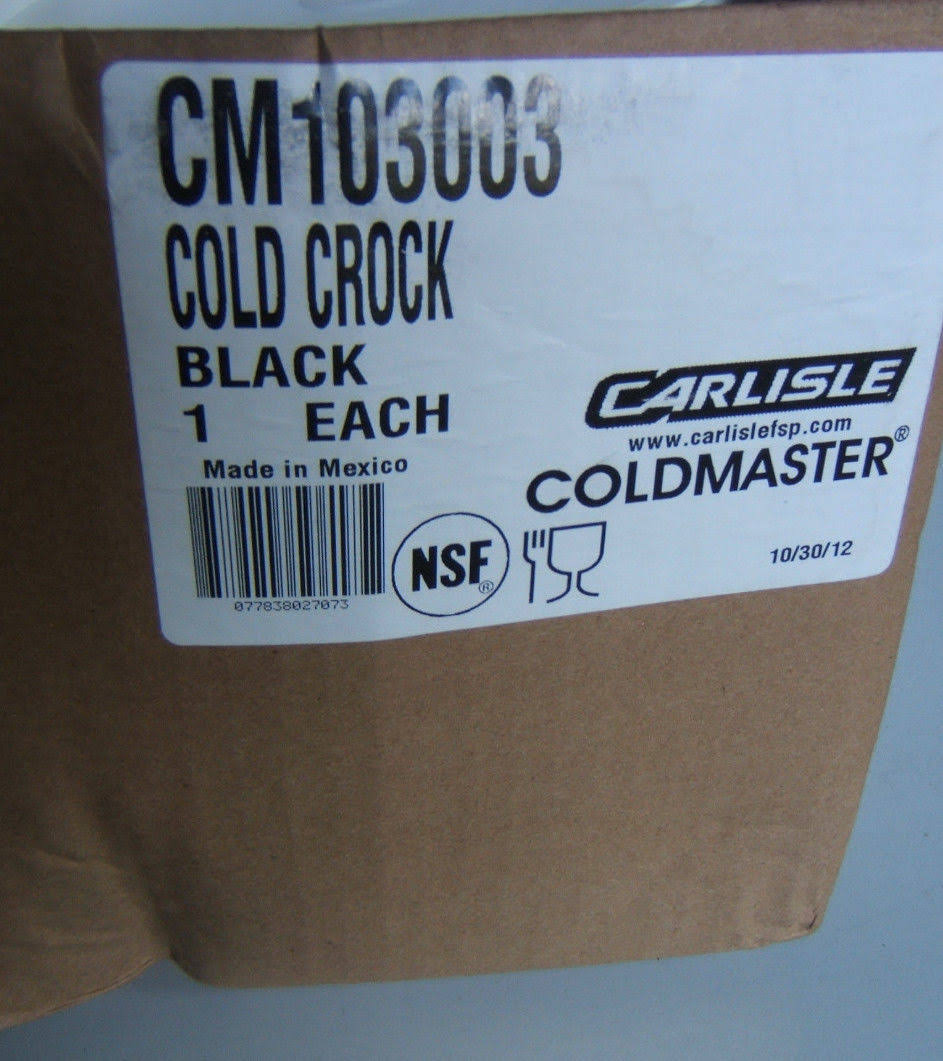 Black 2 qt. Cold Crock T924