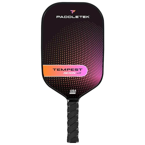 Pickleball Paddle with Polymer Honeycomb Core, Carbon Fiber Surface F600