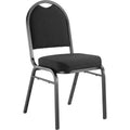 Dome Back Fabric Padded Stack Chair C206