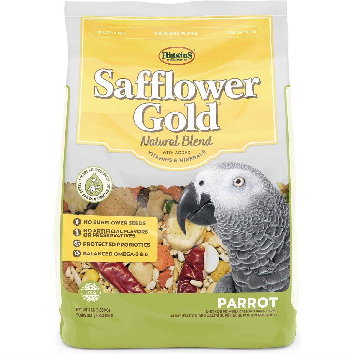Safflower Gold Parrot Food X254