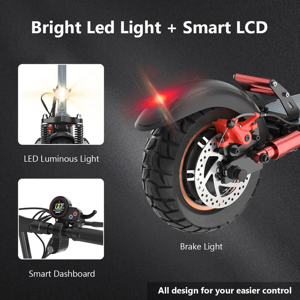500W 3 Speeds Foldable Electric Scooter J8077