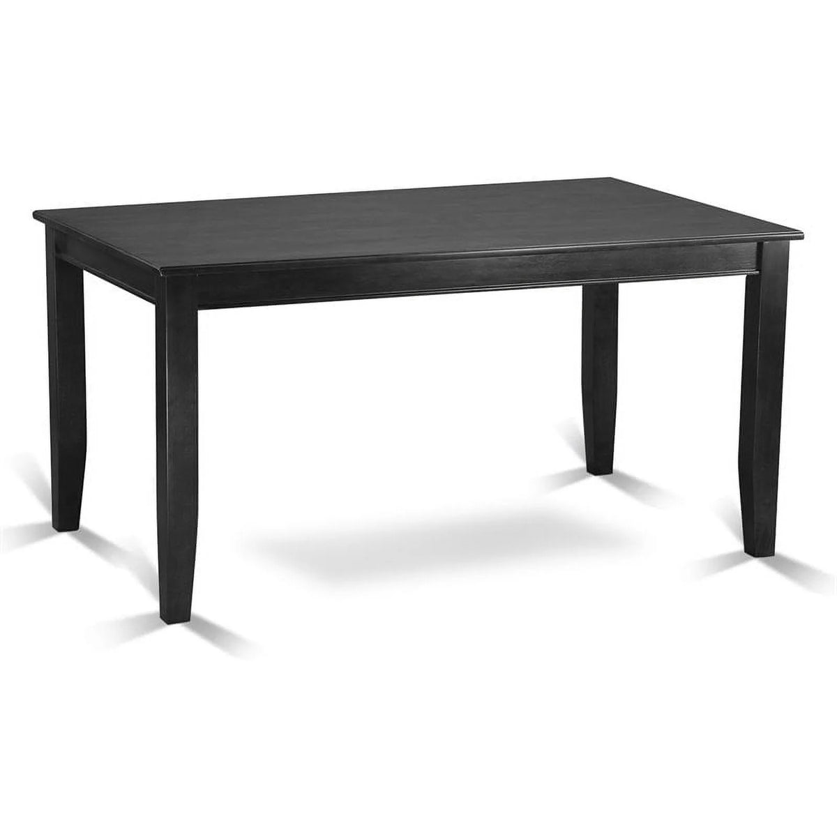 5-piece Wood Dinette Table and Chair Set in Black M476344