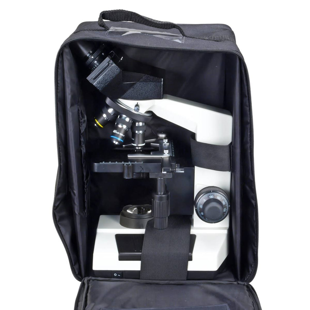 40X-2000X Built-in 3.0MP Digital Camera Compound LED Binocular Microscope with Vinyl Carrying Case X112876