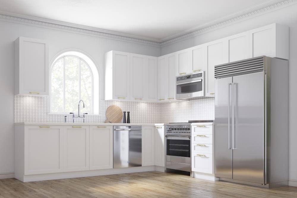 2-Door Base Cabinet in Shaker White P89633