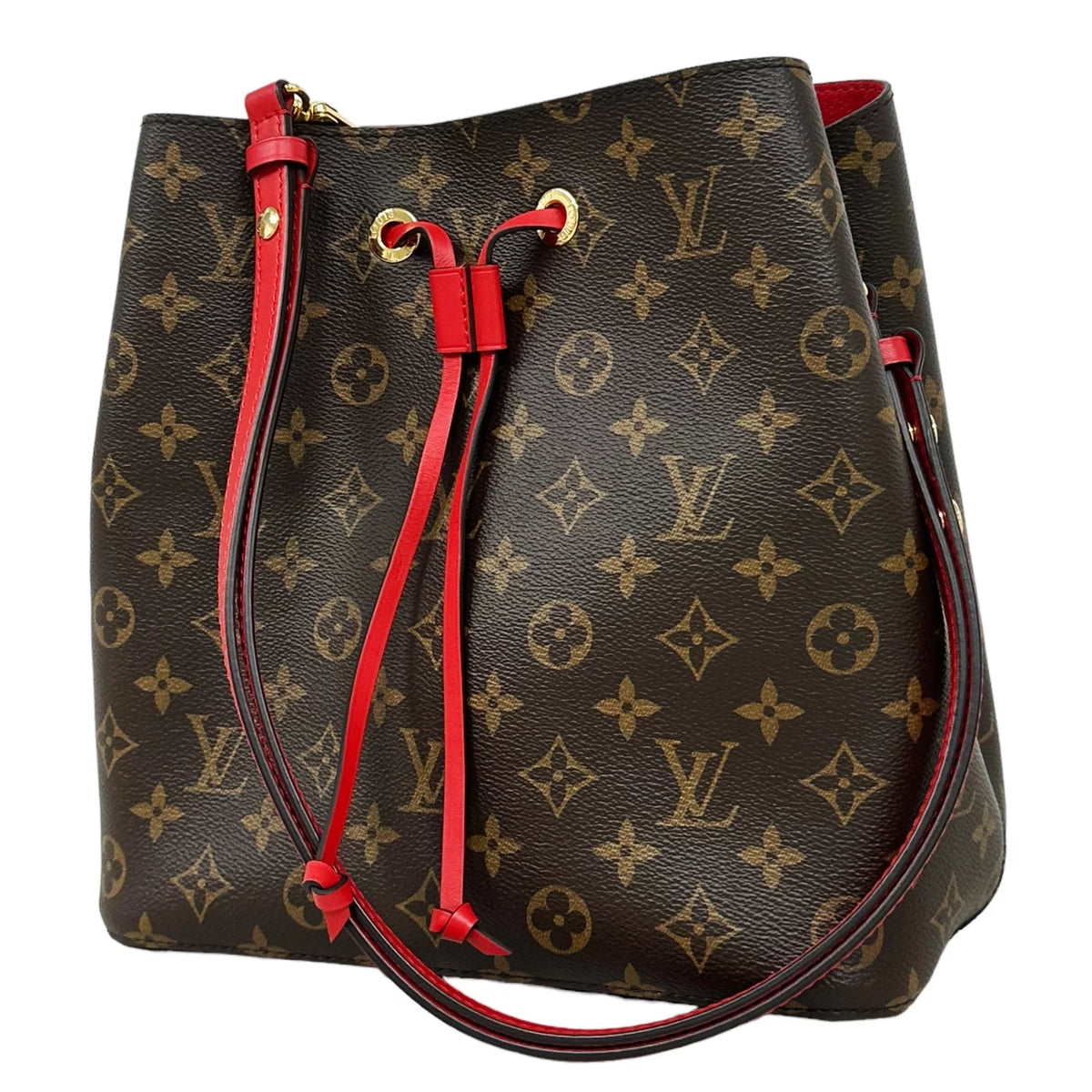 Brown Monogram Bucket Bag F33341