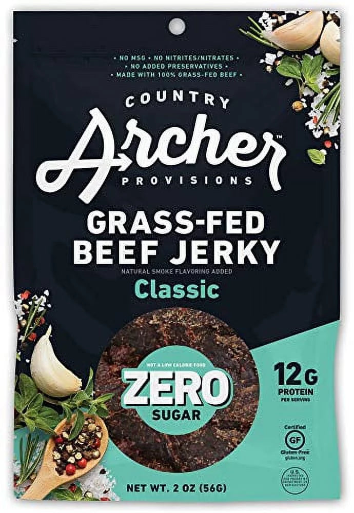 Zero Sugar Classic Beef Jerky 2 Ounce 6 Pack T842283