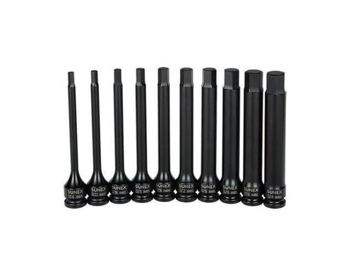 1/2x22 Drive Long SAE Impact Hex Driver Set D630