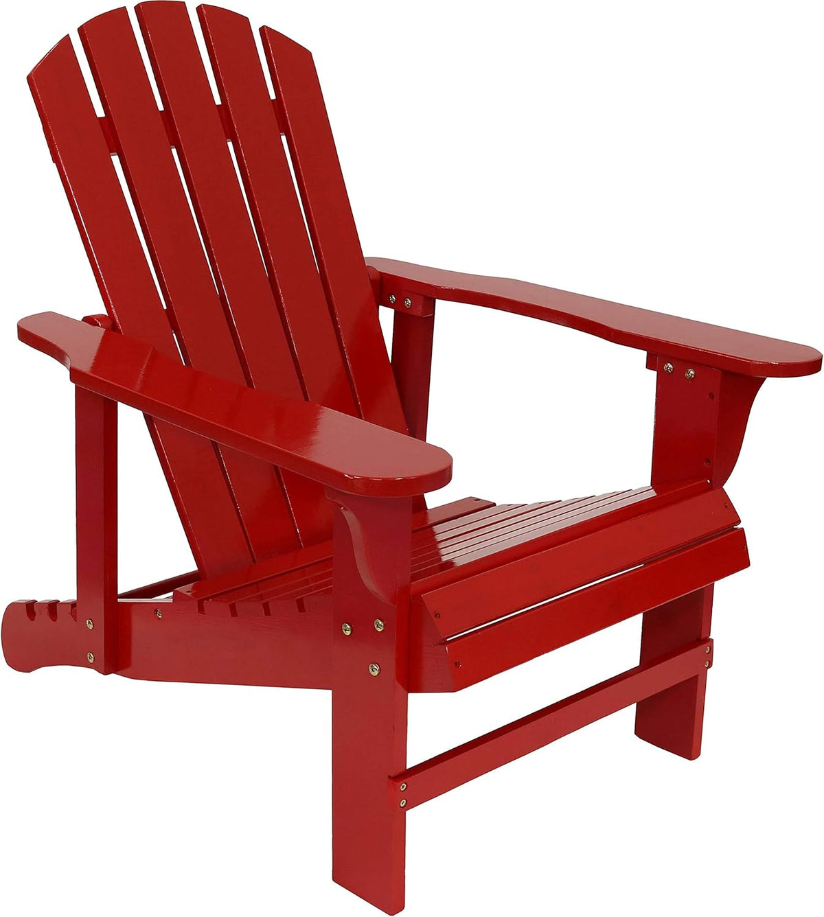 Adirondack Chair with Adjustable Backrest Natural Fir Wood Gray C821869