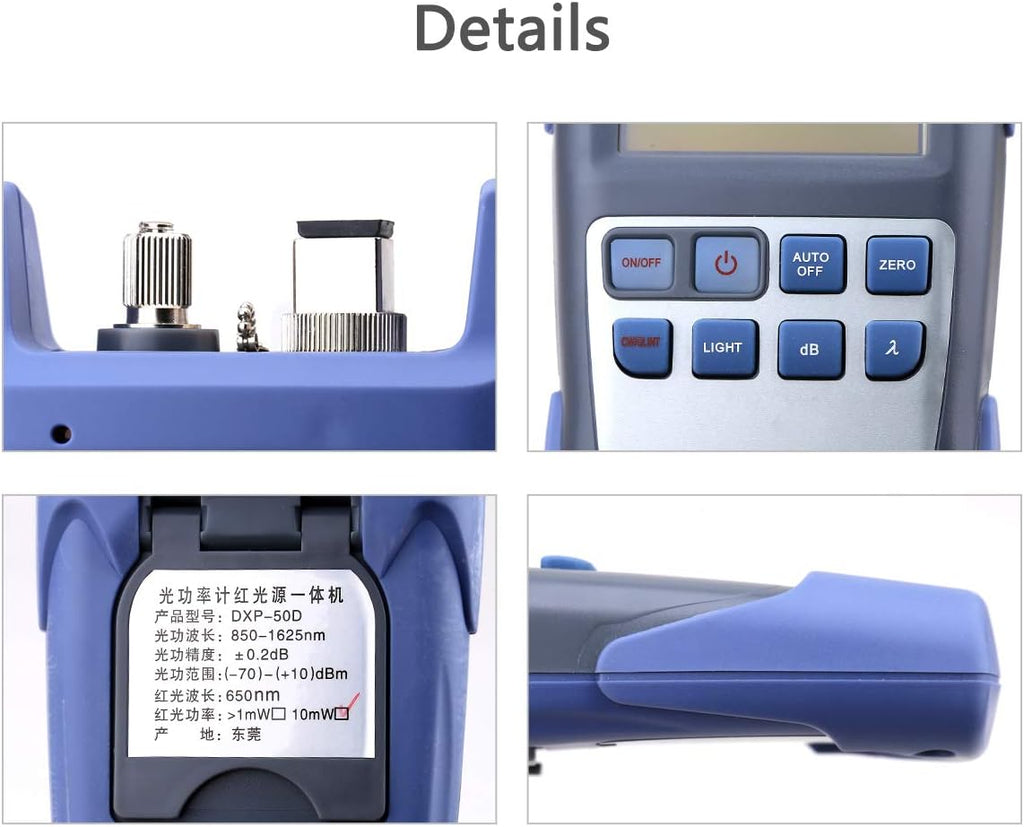 Fiber Optical Power Meter with SC and FC Connector and Visual Fault Locator E24057