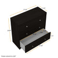 White 3 Drawer Dresser R535994