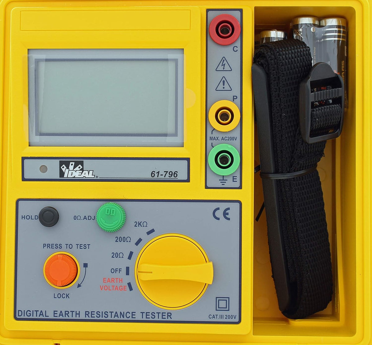 Earth Ground Resistance Tester with Carrying Case Z546083