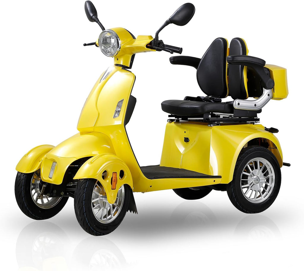 Heavy Duty 4-Wheel 3 Speed Mobility Scooter 500 lbs. Weight Capacity X4802