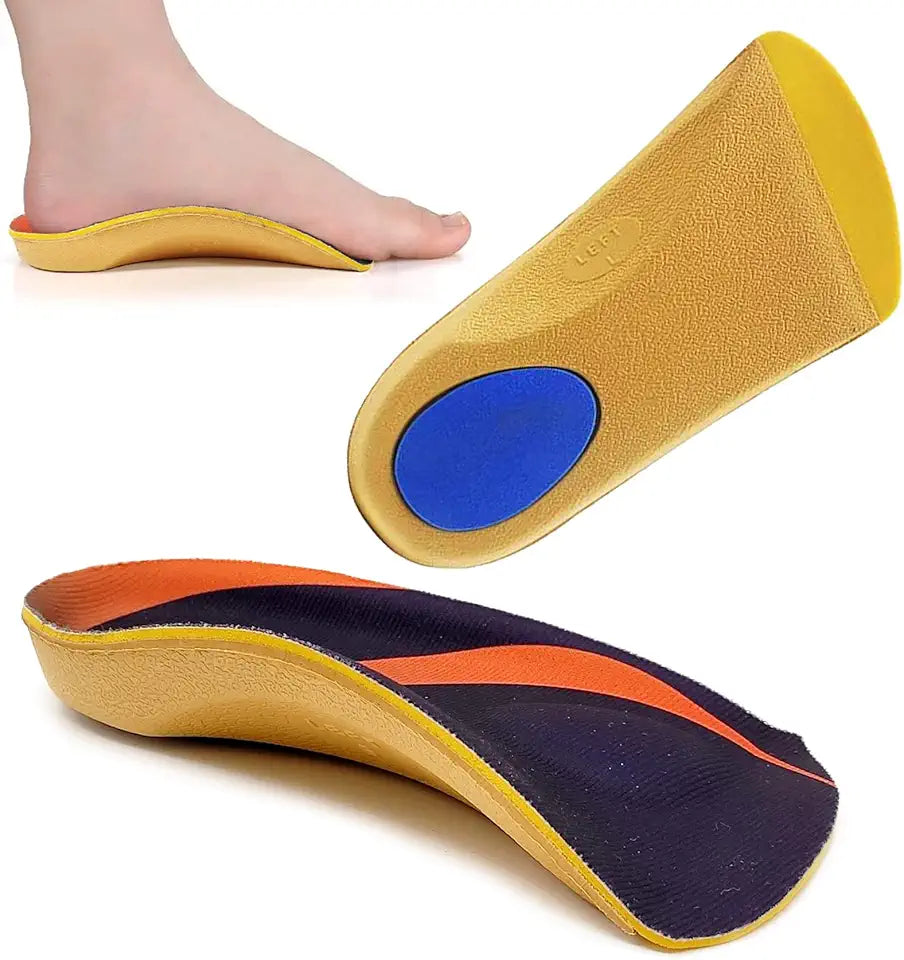 3/4 Arch Support Orthotic Insoles with Heel Cushion X57598