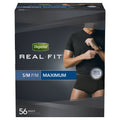 Men's Maximum Absorbency Briefs Black S/M 56 Count Y1393