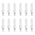 T4 Candelabra E11 Base Dimmable Halogen Light Bulb (12-Pack) E221