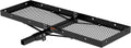 Black Steel Folding Hitch Cargo Carrier J22720