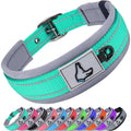 Reflective Neoprene Padded Nylon Dog Collar H41151