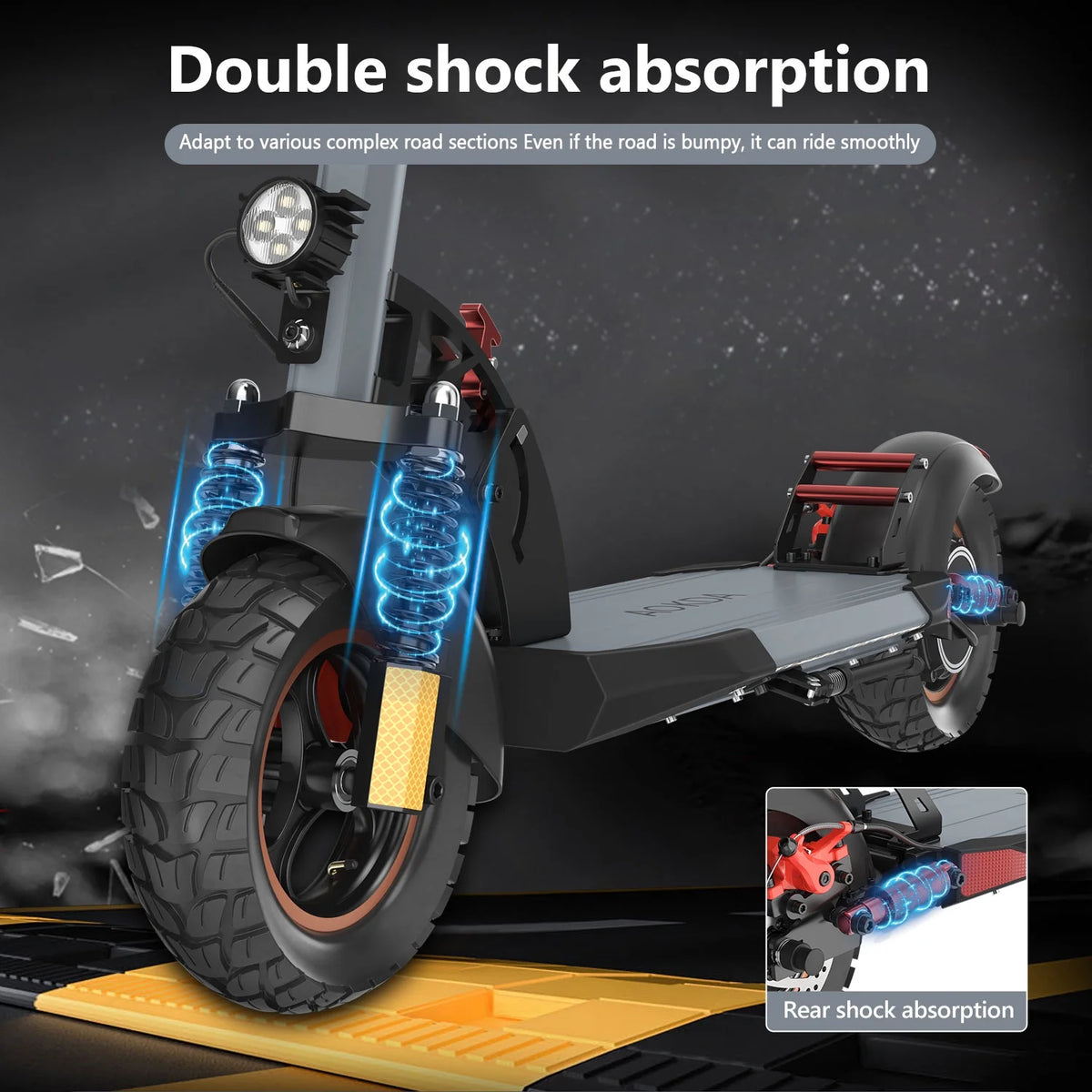500W 3 Speeds Foldable Electric Scooter J8077