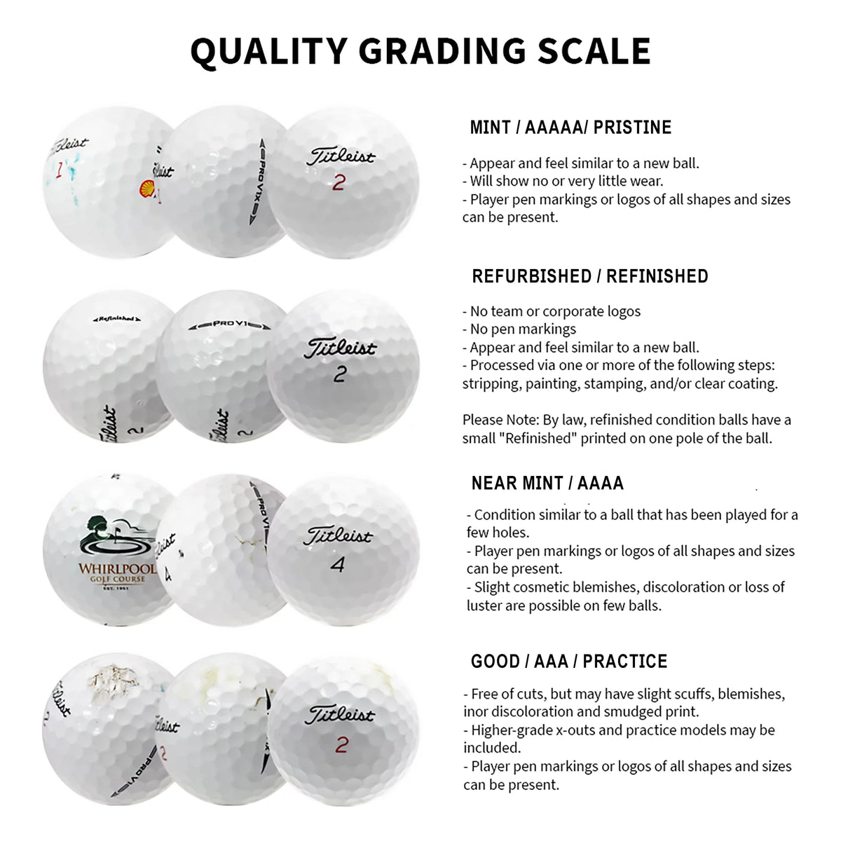 48 Pack White Golf Balls N583159