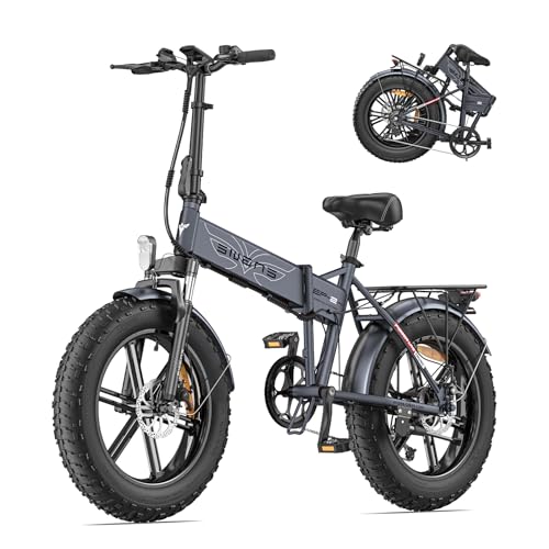 Foldable 20" x 3.0 Fat Tire Electric Bike with 52V 13AH Removable Battery Q232071