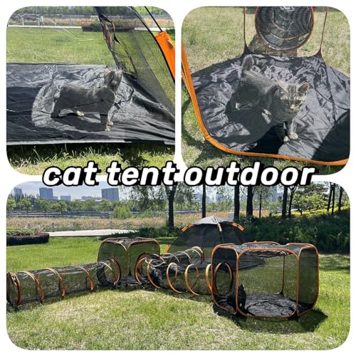 Large Cat Tent Outdoor with Tunnel F381531