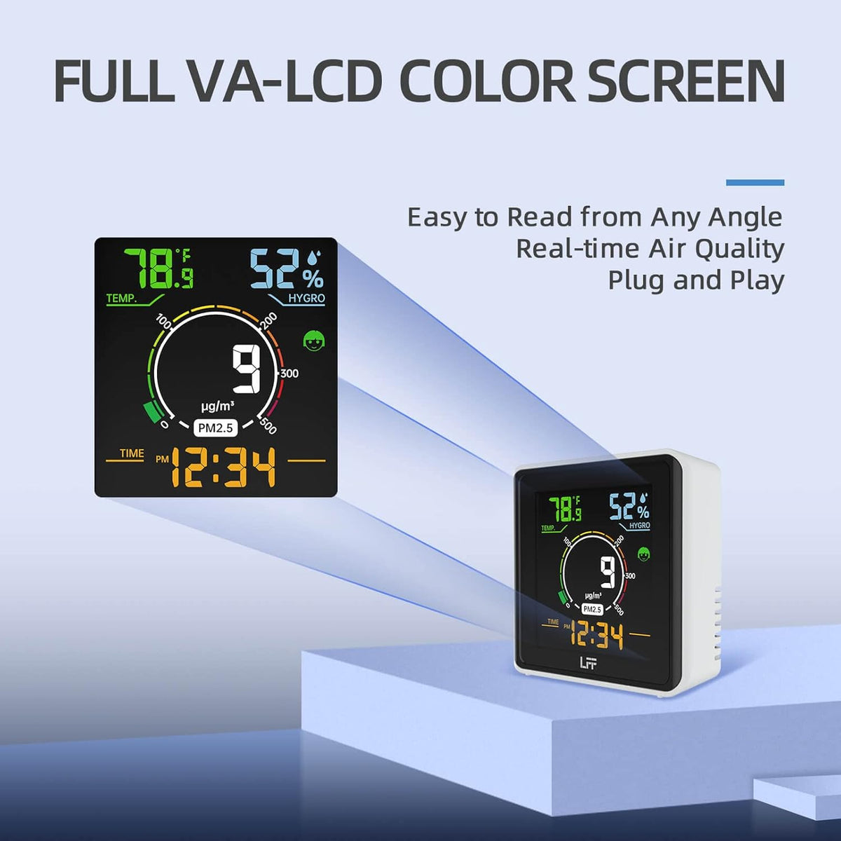 PM2.5 Temperature Humidity Monitor K716948