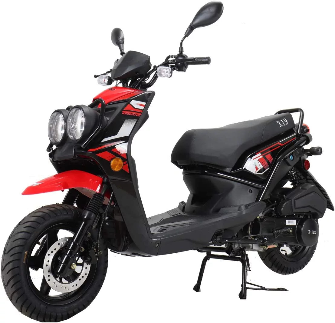 150cc Gas Moped Scooter with 12" Aluminum Wheels F432439