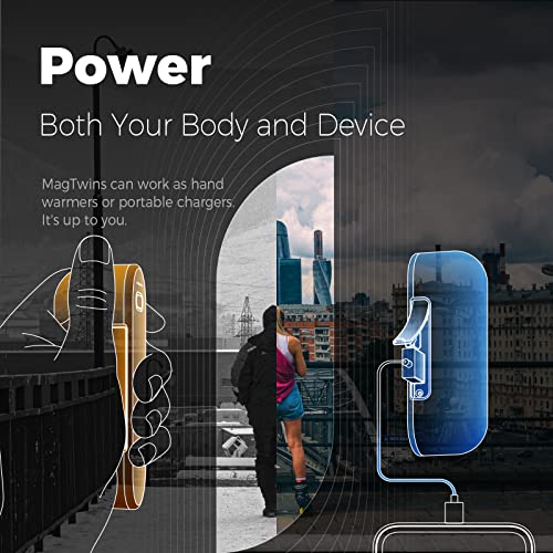 Rechargeable Magnetic Hand Warmers 2 Pack O96556