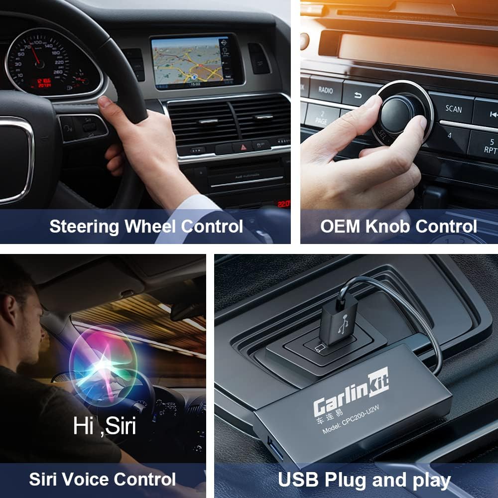 Wireless CarPlay Adapter Dongle 2.0 USB W3902