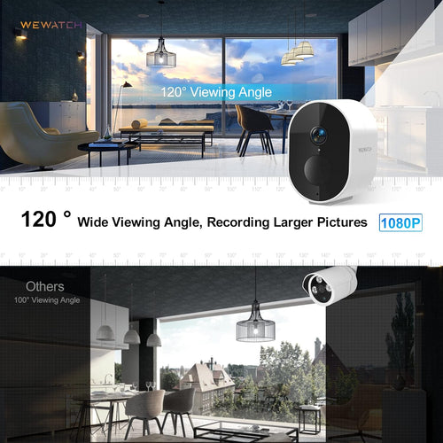 1080P HD Wireless Security Camera with PIR Detection Alarm M913