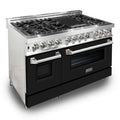 48 in. Gas Burner Electric Oven Stainless Steel Range Q87528