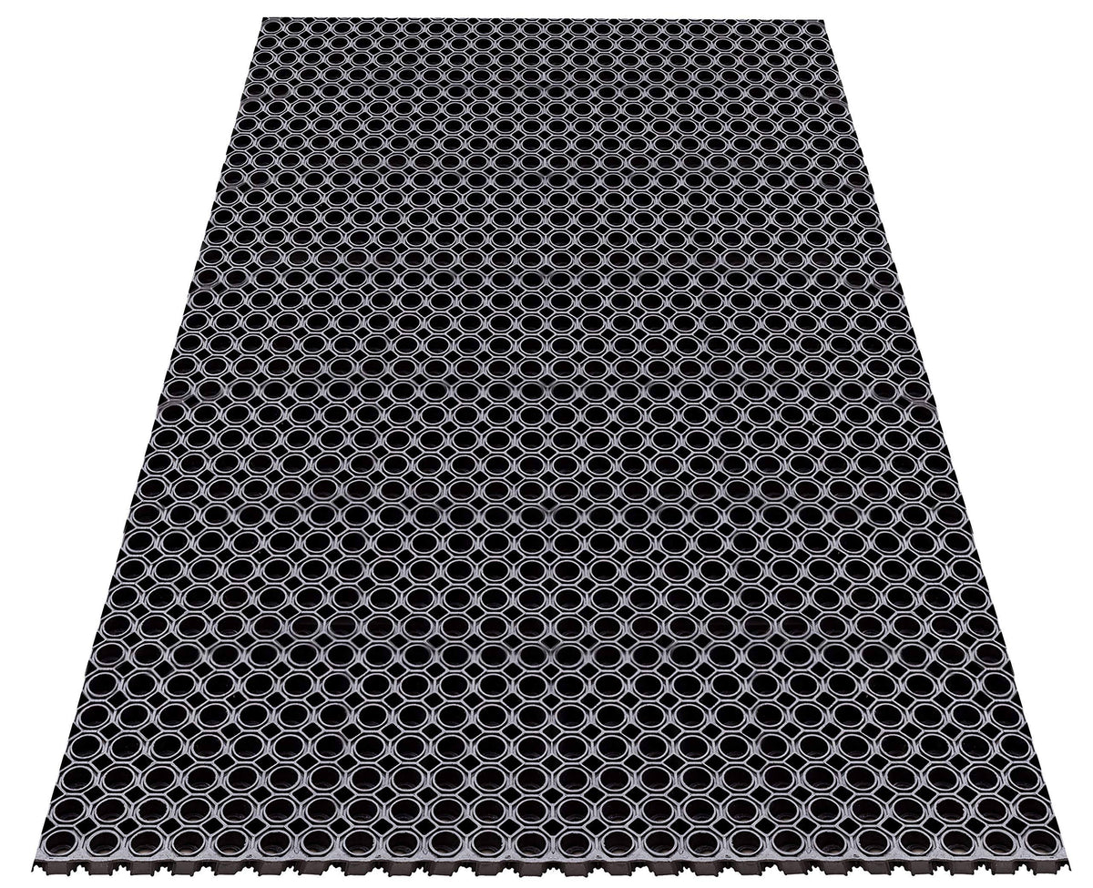Octagonal 100% Rubber Hollow Mat D803220